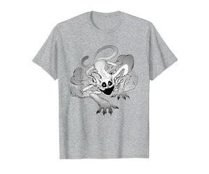 Poppy Playtime CatNap Exhalant Smoke T-Shirt, Homme, Gris Chiné, XXL
