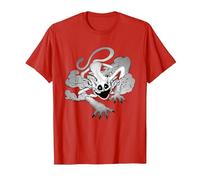 Poppy Playtime CatNap Exhalant Smoke T-Shirt, Homme, Rouge, XL