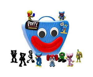 Poppy Playtime - Coffret de collectionneur de mini-figurines avec Huggy Wuggy (10 figurines avec exclusivités, série 1), multicolore (FP7700)