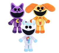 Poppy Playtime - Lot de 3 peluches à collectionner Smiling Critters (20,3 cm de haut, série 1)