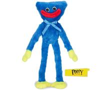 POPPY PLAYTIME - Peluche Smiling Huggy Wuggy (35,6 cm de haut, série 1) [Produit sous licence officielle]