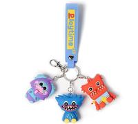 Poppy Playtime - Porte-clés en silicone avec breloque 3D (personnages de 4,4 cm)