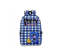 Poppy Playtime Sac à Dos sac à bandoulière Huggy Wuggy Bleu-47 cm