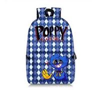 Poppy Playtime Sac à Dos sac à bandoulière Huggy Wuggy Bleu-47 cm