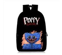 Cartables scolaires Haobuy Poppy Playtime Sac à Dos sac à bandoulière Huggy Wuggy Noir-47 cm