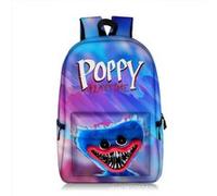 Cartables scolaires Haobuy Poppy Playtime Sac à Dos sac à bandoulière Huggy Wuggy Violet-47 cm