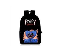 Cartables scolaires Haobuy Poppy Playtime Sac à Dos sac à bandoulière Huggy Wuggy Noir-47 cm