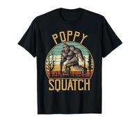 Poppy Squatch Bigfoot Grandpa Sasquatch Family Matching T-Shirt