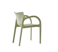 Poppystar Outdoor Chaise empilable 4 Pack Segis vert - S0400 E