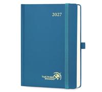 POPRUN Agenda 2027 Journalier 1 Page par Jour A5 Format Moyen(20,9 x 14cm)