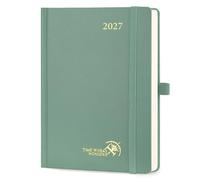 POPRUN Agenda 2027 Journalier 1 Page par Jour A5 Format Moyen(20,9 x 14cm)