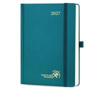 POPRUN Agenda 2027 Journalier 1 Page par Jour A5 Format Moyen(20,9 x 14cm)