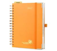 POPRUN Agenda 2027 Journalier 1 Page par Jour A5 Format Moyen(21 x 13.8cm)