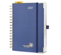 POPRUN Agenda 2027 Journalier 1 Page par Jour A5 Format Moyen(21 x 13.8cm)