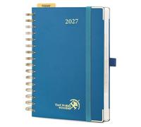 POPRUN Agenda 2027 Journalier 1 Page par Jour A5 Format Moyen(21 x 13.8cm)