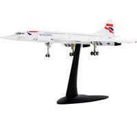Popshyly 1/200 Concorde échographique Passager Avion Avion Air British Respirable modèle pour Collection d'affichage