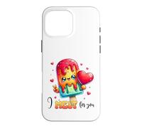 Popsicle Kawaii I Melt for You Cute Heart Love Coque pour iPhone 16 Pro Max