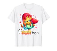 Popsicle Kawaii I Melt for You Cute Heart Love T-Shirt