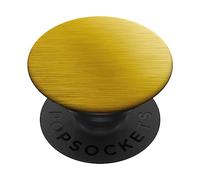 PopSocket Douille jaune brossé Or jaune PopSockets PopGrip Adhésif