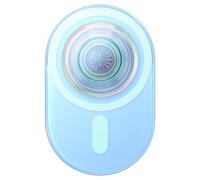 PopSockets: PopGrip pour MagSafe - Support et Poignée pour Smartphone et Coques avec Un Top Interchangeable - Opalescent Blue