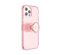 PopSockets: Coque PopCase pour iPhone 12 Pro Max avec un Support PopGrip Slide Repositionnable et une Poignée avec Top interchangeable - Peachy