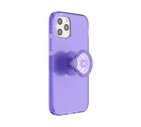 PopSockets Coque pour iPhone 12 et 12 Pro avec poignée et glissière, Coque de téléphone pour iPhone 12 et 12 Pro - Purple Ice