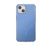 PopSockets Coque pour iPhone 14 Pro avec MagSafe, Coque de téléphone pour iPhone 14 Pro, poignée Vendue séparément, Compatible avec Chargement sans Fil, Bleu Vermeer