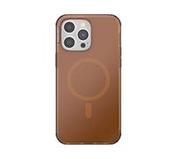 PopSockets Coque pour iPhone 14 Pro Max avec MagSafe, Coque de téléphone pour iPhone 14 Pro Max, Prise en Main Vendue séparément, Compatible avec Le Chargement sans Fil - Ambre