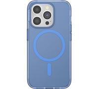 PopSockets Coque pour iPhone 15 Pro Compatible avec MagSafe, Coque de téléphone pour iPhone 15 Pro, Chargement sans Fil Compatible - Bleu Vermeer