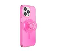 PopSockets Coque pour iPhone 15 Pro Max avec poignée Ronde Compatible avec MagSafe, Coque de téléphone pour iPhone 15 Pro Max, Chargeur sans Fil Compatible - Rose Baeby