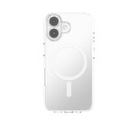 PopSockets Coque pour iPhone 16 Compatible avec MagSafe, Coque de téléphone pour iPhone 16, Compatible avec Chargement sans Fil, Coque Uniquement, Transparente