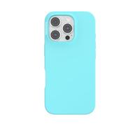 PopSockets Coque pour iPhone 16 Pro Compatible avec MagSafe, Coque de téléphone pour iPhone 16 Pro, Compatible avec Chargement sans Fil, Coque Uniquement - Bleu Pois Papillon