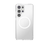 PopSockets Coque pour Samsung Galaxy S25 Ultra Compatible avec MagSafe, Coque de téléphone pour Galaxy S25 Ultra, Chargement sans Fil Compatible - Transparent