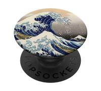 PopSockets Culture japonaise Japon La Grande Vague au large de Kanagawa PopSockets PopGrip - Support et Grip pour Smartphone/Tablette avec un Top Interchangeable