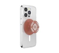 PopSockets Poignée Ronde pour téléphone Compatible avec MagSafe, Anneau Adaptateur Inclus, Support de téléphone, Compatible avec Chargement sans Fil - Terre Cuite émaillée