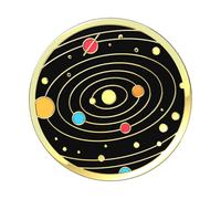 PopSockets Enamel Solar Flare Support passif Lecteur e-book, Mobile/smartphone, Tablette / UMPC Noir, Or