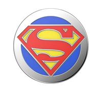 PopSockets PopGrip – Support et grip smartphone/tablette – Superman Enamel – Top interchangeable