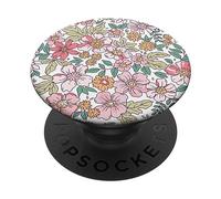 PopSockets Été Bouquet Fleurs Modèle Magnifique Plantes Floral Cadeau PopSockets PopGrip Interchangeable