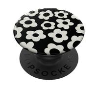 PopSockets Floral Grip & Support pour Téléphone - Noir Mod Flower PopSockets PopGrip Adhésif