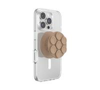 PopSockets PopGrip Suck-Up MagSafe – Support magnétique et béquille pour smartphone – Latte Marron