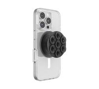 PopSockets Grip Téléphone MagSafe, Support Magnétique, Béquille, Suck-Up - Translucent Black