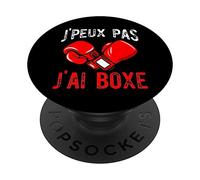 PopSockets J'Peux Pas J'ai Boxe Boxing Coach Boxeur Sport Homme Cadeau PopSockets PopGrip Interchangeable