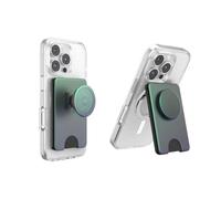 PopSockets Kick-Out Portefeuille pour MagSafe, Béquille Réglable, Support Magnétique - Morelle