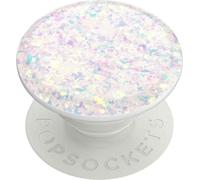 PopSockets - Luxe PopGrip - Iridescent Confetti White - Porte-doigt pour téléphone portable