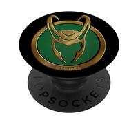 PopSockets Marvel Loki Series Icon PopSockets PopGrip - Support et Grip pour Smartphone/Tablette avec un Top Interchangeable