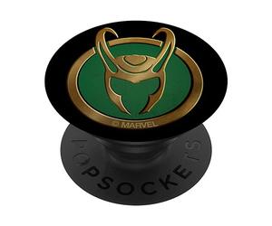 PopSockets Marvel Loki Series Icon PopSockets PopGrip - Support et Grip pour Smartphone/Tablette avec un Top Interchangeable