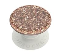 PopSockets Poignée Adhésive pour Téléphone, Support- Feuille Or Rose