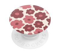 PopSockets Poignée Adhésive pour Téléphone, Support- Floral Mauve