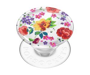 PopSockets Poignée Adhésive pour Téléphone, Support- Tropicale | Maintien sûr et confortable, anti-chute, béquille, plante, fleur, floral