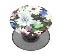 PopSockets Poignée de téléphone à Base de Plantes avec béquille Extensible, respectueuse de l'environnement - Night Blooms